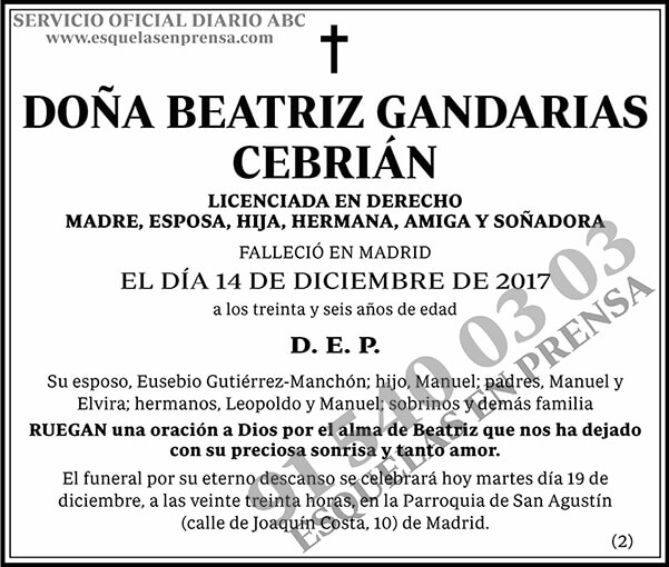 Beatriz Gandarias Cebrián